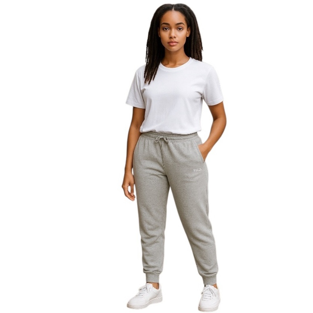 FILA Women’s Jogger Pants Gray French Terry Size 3X NWT - Picture 7 of 7